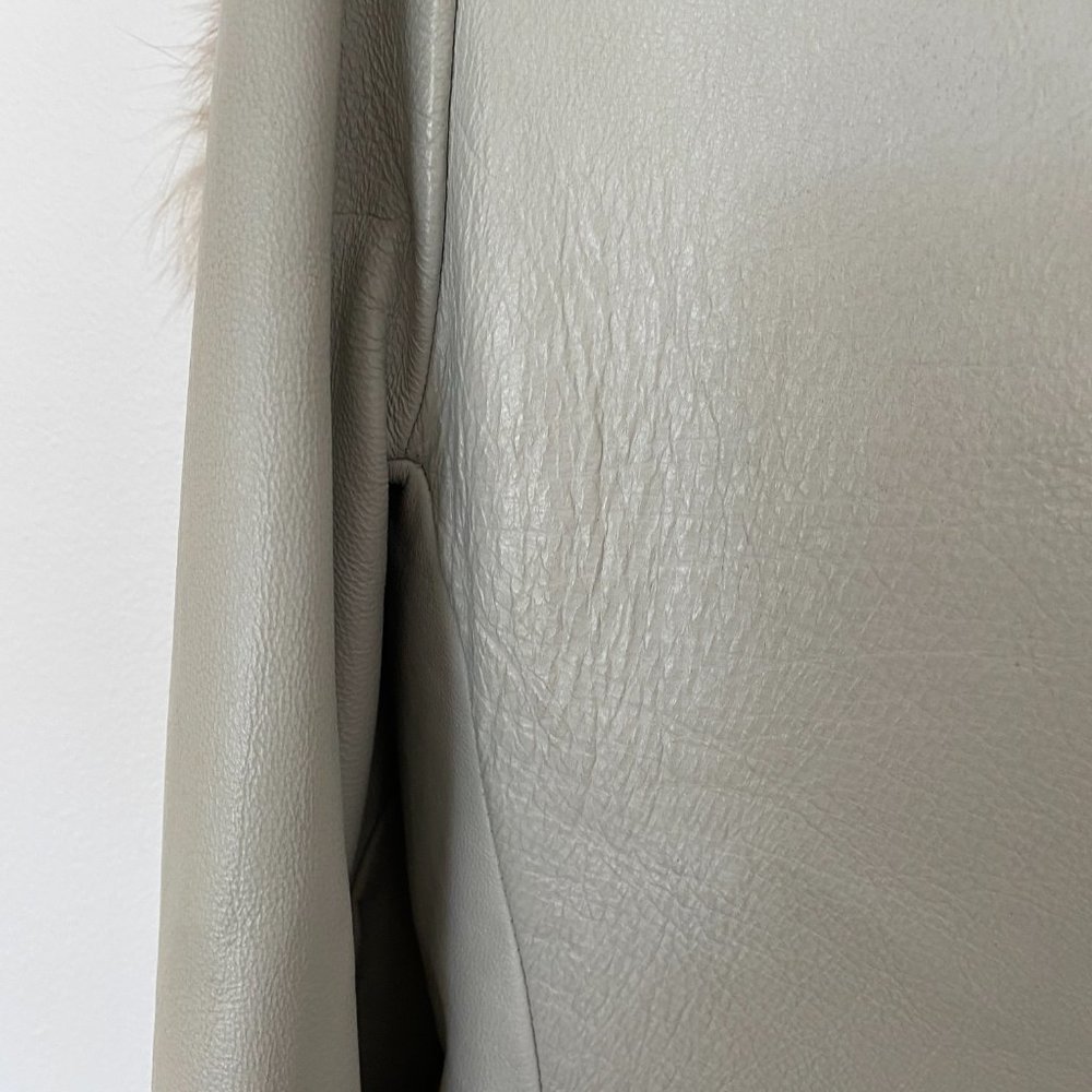 Vintage fur and leather coat - Picture 11 of 12